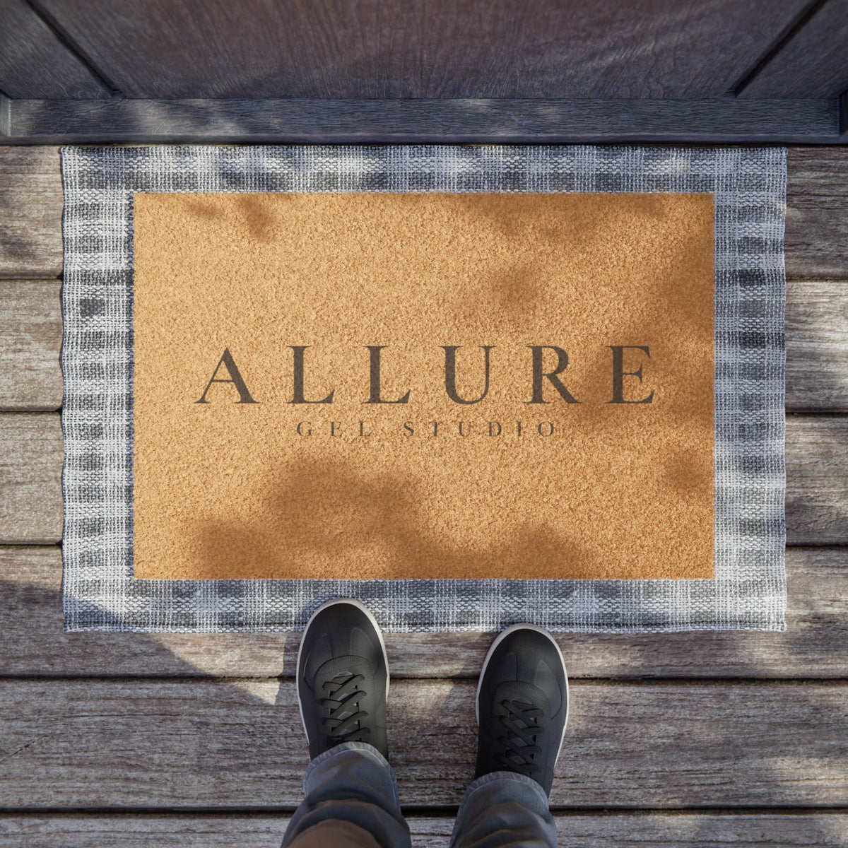 Allure Coir Doormat — Minimalist Welcome Outdoor Entrance Mat